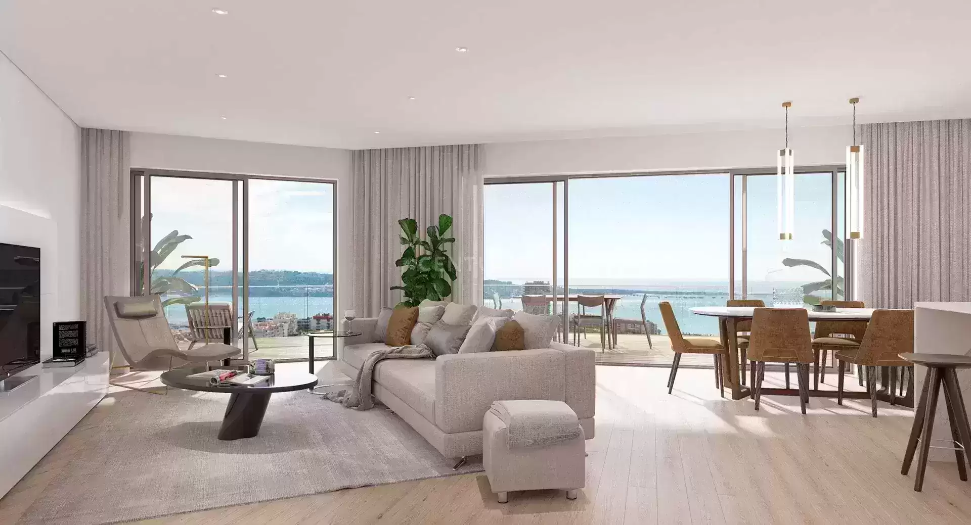 T3 COM VISTA MAR A ESTREAR NA TORRE GIRASSOL EM MIRAFLORES